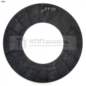 Накладка на диск сцепления Ф420х220х4 мм без отверстий (толщ.4 мм) HOWO