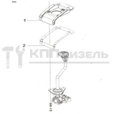 Рычаг переключения передач в сборе 17ZD2A-03058 Dong Feng дв:C300-20